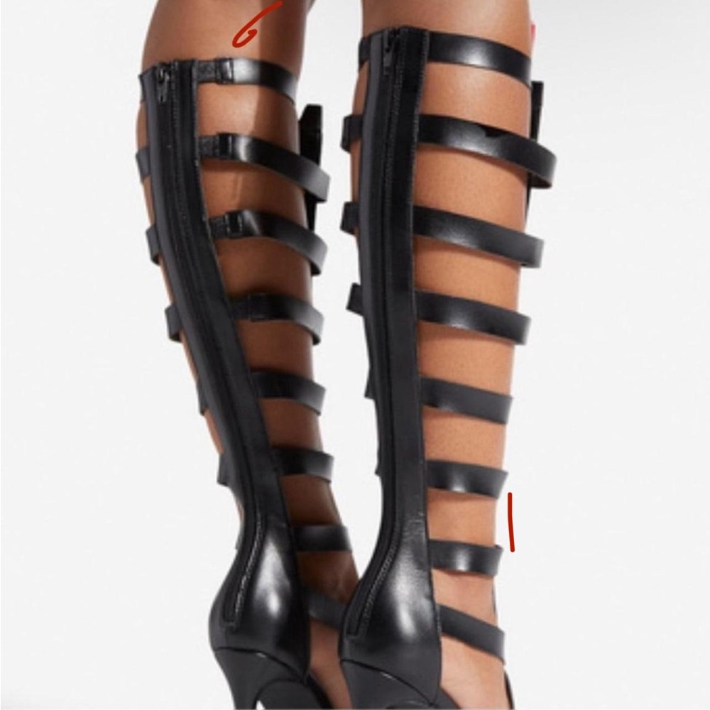 Black Gladiator High heel Sandals